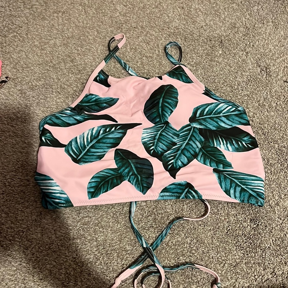 Halter swim top